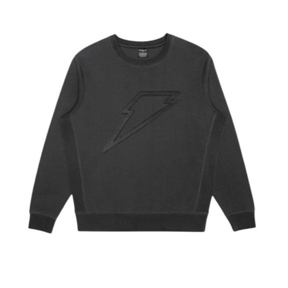 Gatorade Embossed Logo Sweatshirt Black‎ Crewneck Long Sleeve M